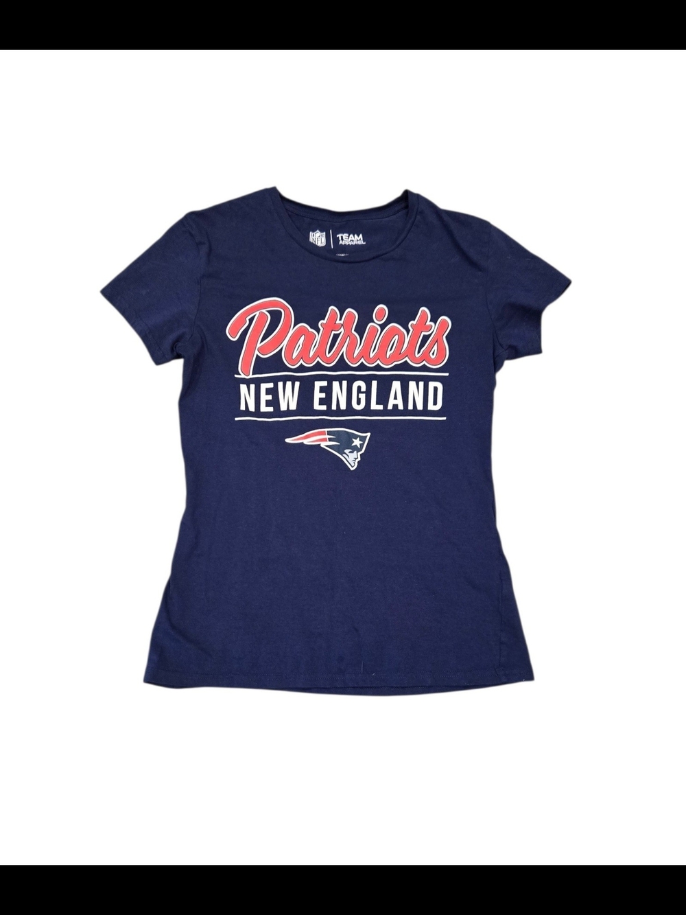 NFL New England Patriots Navy, Red & White Graphic Tee